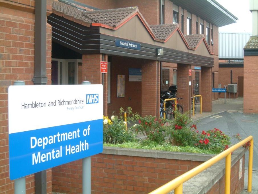 The Friarage Hospital entrance