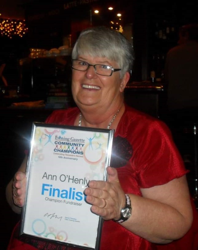 Eileen's mum Ann O'Henly, who was nominated for an award for her charity work.