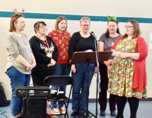 Choir at Ridgeway Christmas event