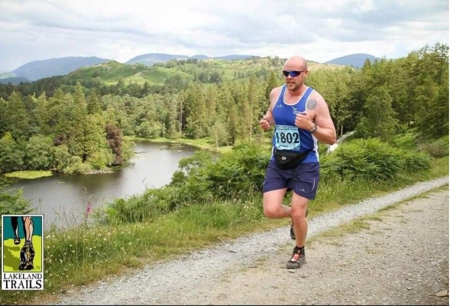 Jade Mitchell's brother, Jordan, on one of his scenic runs.